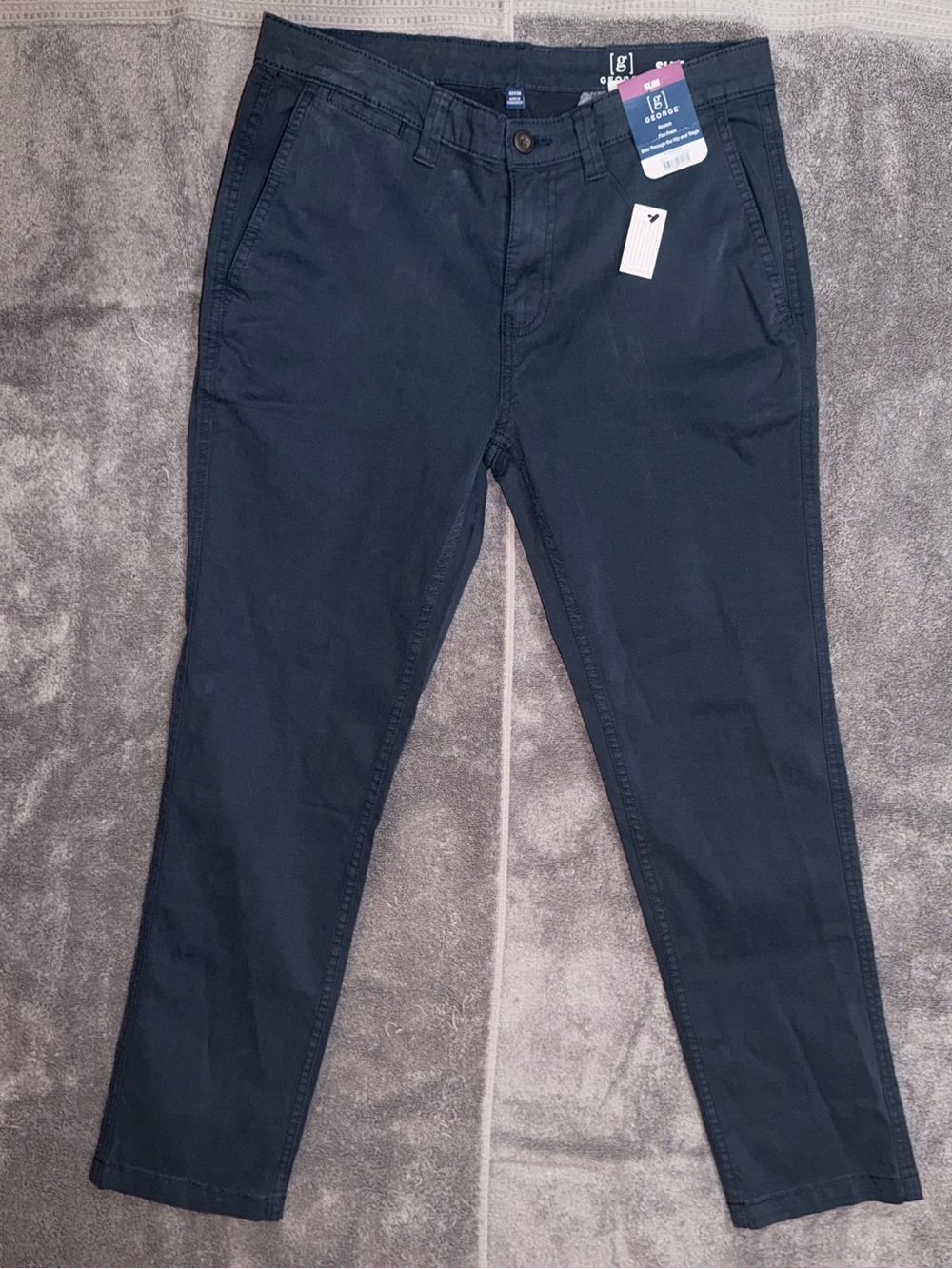 George Navy Blue Men's Chino Pants